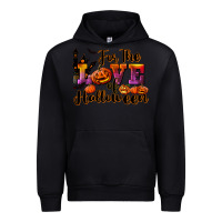 Black For The Love Of Halloween Urban Hoodie - RanaPortraitStore