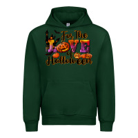Forest Green For The Love Of Halloween Urban Hoodie - RanaPortraitStore
