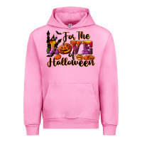 Fuchsia Pink For The Love Of Halloween Urban Hoodie - RanaPortraitStore