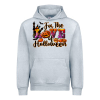 Heather Grey For The Love Of Halloween Urban Hoodie - RanaPortraitStore