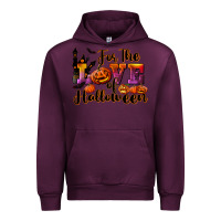 Mauve Wine For The Love Of Halloween Urban Hoodie - RanaPortraitStore