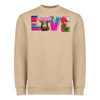 Love With Braunvieh Cow Heavyweight Sweatshirt | Teevron