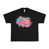 Black American Nurse Urban Heavy Tee - FaDigitalArtStudio