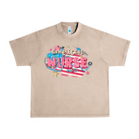 French Oak American Nurse Urban Heavy Tee - FaDigitalArtStudio