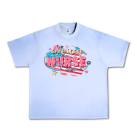 Grape Ice American Nurse Urban Heavy Tee - FaDigitalArtStudio