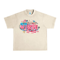 Sandshell American Nurse Urban Heavy Tee - FaDigitalArtStudio
