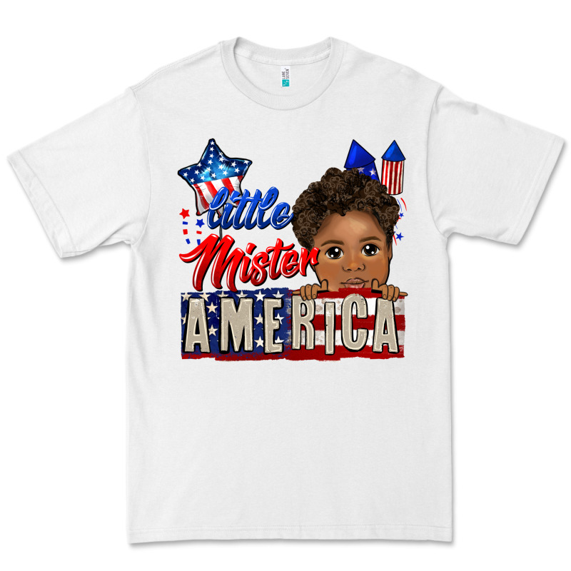 Little Mister America Black Boy Premium Tee by CowGirlArtShop | Teevron