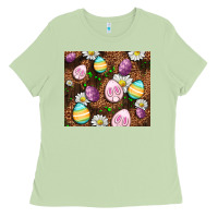 Matcha Easter rabbit eggs Ladies Tee - OliviaCreatesArt