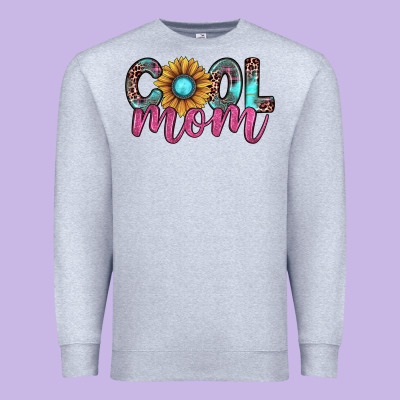 Cool Mom Premium Sweatshirt Designed By Jahusdesignshop