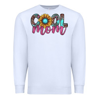 White cool mom Premium Sweatshirt - JahusDesignShop