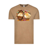 Vintage Coffee Western Leopard and Serape Chicks Vintage Tee - Jasminsmagicworld