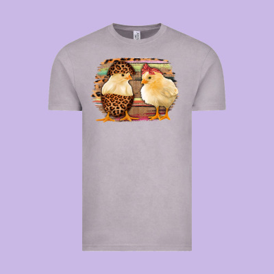 Western Leopard And Serape Chicks Vintage Tee Designed By Jasminsmagicworld