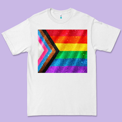 Pride Flag Premium Tee Designed By Cowgirlartshop