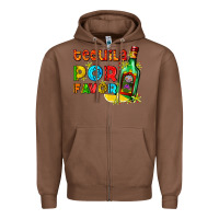 Chestnut tequila porfavor Zipper Hoodie - AdoDesignShop
