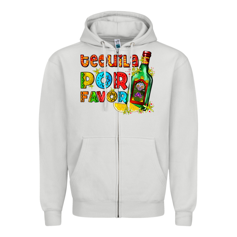 Tequila Porfavor Zipper Hoodie by AdoDesignShop | Teevron