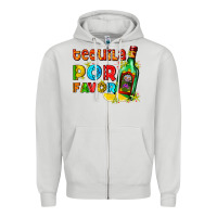 Dove Grey tequila porfavor Zipper Hoodie - AdoDesignShop