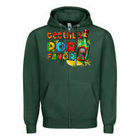 Sports Green tequila porfavor Zipper Hoodie - AdoDesignShop