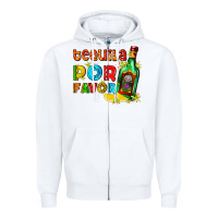 White tequila porfavor Zipper Hoodie - AdoDesignShop