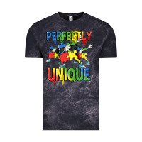 Cloud Black Perfectly unique Autism Awareness Day Vintage Tee - FaDigitalArtStudio