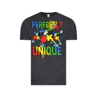 Vintage Black Perfectly unique Autism Awareness Day Vintage Tee - FaDigitalArtStudio