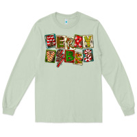 Matcha Merry Vibes Long Sleeve Tee - FaDigitalArtStudio