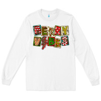 White Merry Vibes Long Sleeve Tee - FaDigitalArtStudio
