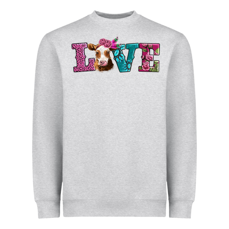 Love With Guernsey Cow Heavyweight Sweatshirt by AdoDesignShop | Teevron