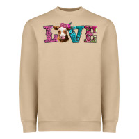 Mushroom love with guernsey cow Heavyweight Sweatshirt - AdoDesignShop