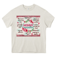 Cream mommy reminder Heavy Core Tee - TumblerDesignByShophia