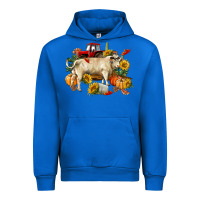 Cobalt Fall charolais bull Urban Hoodie - RanaPortraitStore