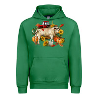 Emerald Fall charolais bull Urban Hoodie - RanaPortraitStore