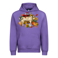 Tulip Fall charolais bull Urban Hoodie - RanaPortraitStore