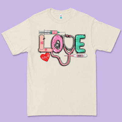 Love Nursing Premium Tee Designed By Cowgirlartshop