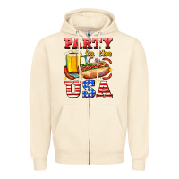Sandshell party in the usa Zipper Hoodie - AdoDesignShop