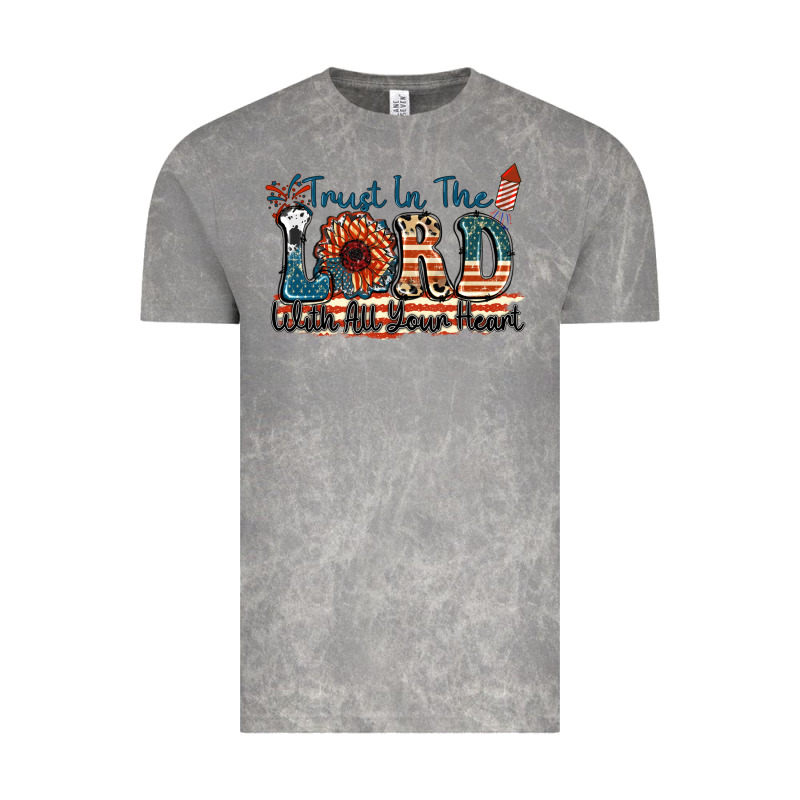 Trust In The Lord With All Your Heart Vintage Tee by FaDigitalArtStudio | Teevron