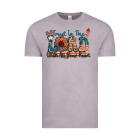 Vintage Zinc Trust in the lord with all your heart Vintage Tee - FaDigitalArtStudio