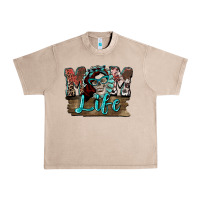 French Oak Mom life skull Mother's Day Urban Heavy Tee - FaDigitalArtStudio