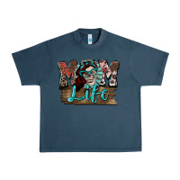 Midnight Navy Mom life skull Mother's Day Urban Heavy Tee - FaDigitalArtStudio