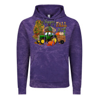 Cloud Purple Happy Fall Y'all Vintage Hoodie - BundleAndBundleShop