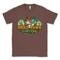 Chestnut Small town Easter Day Classic Tee - HowdyJamesFarm