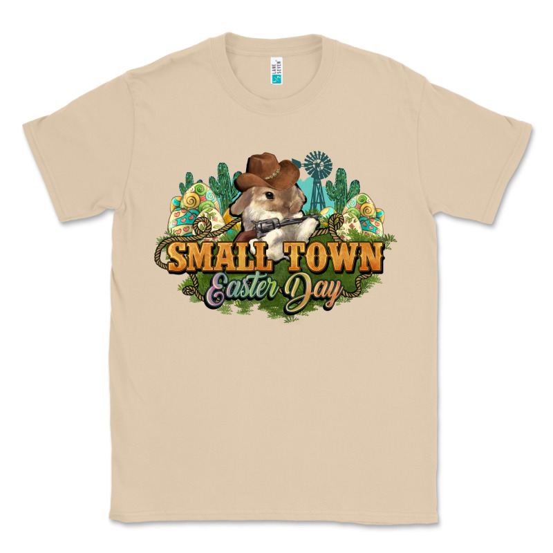 Small Town Easter Day Classic Tee by HowdyJamesFarm | Teevron