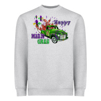 Mardi Gras With Truck Heavyweight Sweatshirt | Teevron