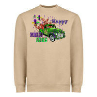 Mushroom mardi gras with truck Heavyweight Sweatshirt - AdoDesignShop