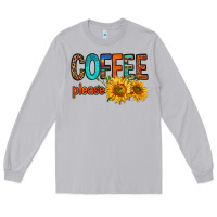 Moon Dust coffee please western doodle letters Long Sleeve Tee - FaDigitalArtStudio