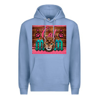 Colony Blue Western Cat Mom Premium Hoodie - LillyAllenDesigns