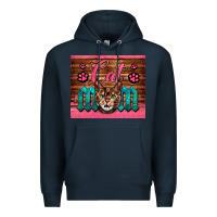 Navy Western Cat Mom Premium Hoodie - LillyAllenDesigns