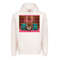 Pale Pink Western Cat Mom Premium Hoodie - LillyAllenDesigns