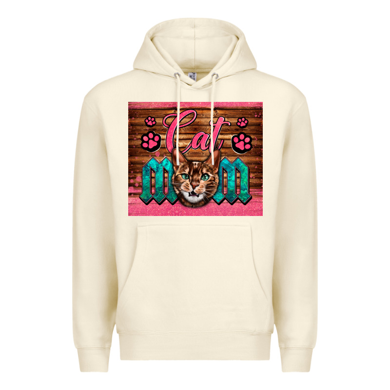 Western Cat Mom Premium Hoodie by LillyAllenDesigns | Teevron