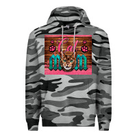 Slate Camo Western Cat Mom Premium Hoodie - LillyAllenDesigns