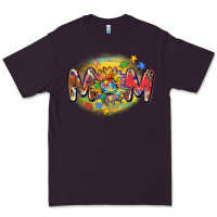 Plum autism mom Premium Tee - CowGirlArtShop